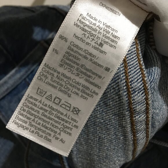 Madewell Womens The Perfect Vintage Jeans Size 32 Distressed - Picture 5 of 14